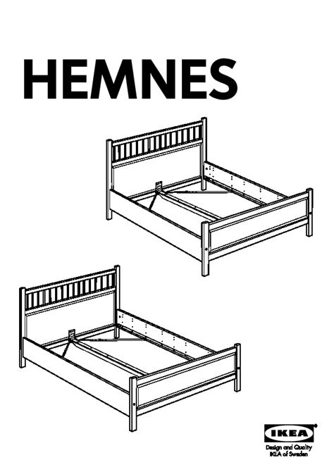 ikea hemnes queen bed instructions.